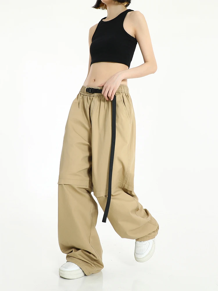 Women Khaki Wide Leg Pants Baggy Y2k Fashion Korean Cargo Sweatpants Streetwear Black High Waist Trousers Vintage Casual Summer
Women Khaki Wide Leg Pants Baggy Y2k Fashion Korean Cargo Sweatpants Streetwear Black High Waist Trousers Vintage Casual Summer
