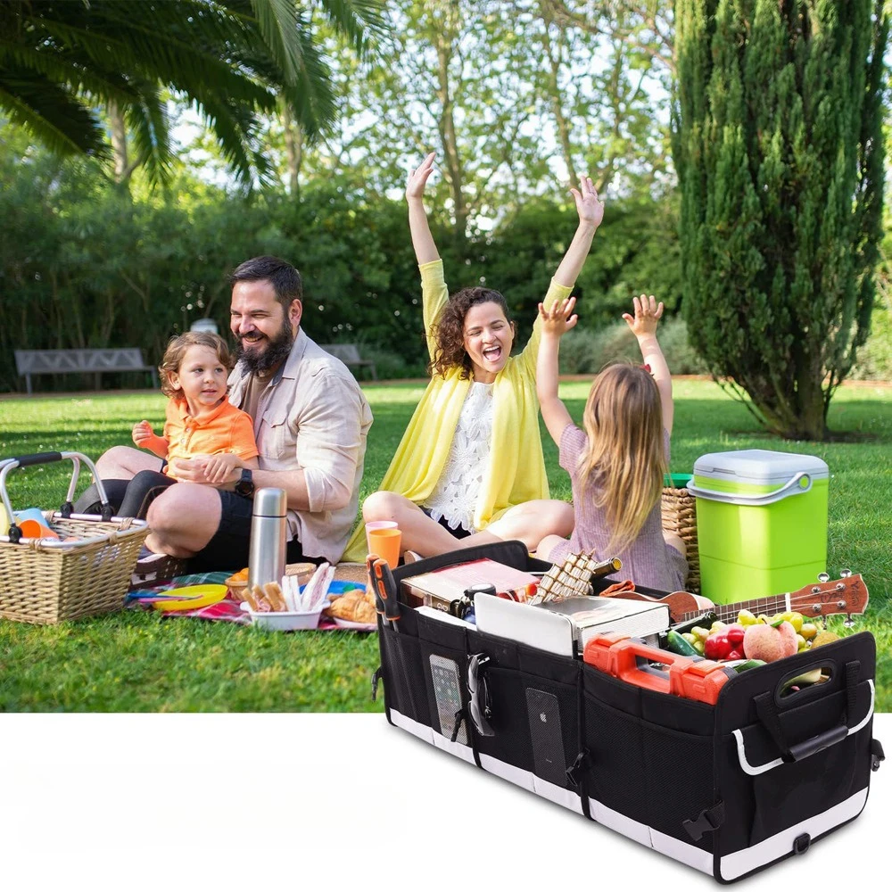 Oxford Fabric Folding Storage Box, Large Car Trunk Organizer with Handle, Scratch-Resistant Sturdy Durable for Auto Outdoor
Oxford Fabric Folding Storage Box, Large Car Trunk Organizer with Handle, Scratch-Resistant Sturdy Durable for Auto Outdoor