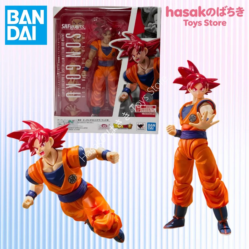 Bandai Original Package in Shock SHF DRAGON BALL SON GOKU SUPER SAIYAN GOD Figure Finished Model Kit Anime Action Toy Gifts Kid
Bandai Original Package in Shock SHF DRAGON BALL SON GOKU SUPER SAIYAN GOD Figure Finished Model Kit Anime Action Toy Gifts Kid