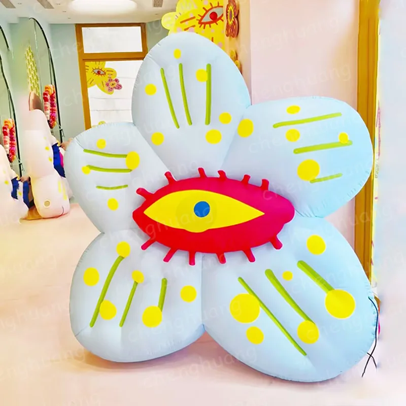 Inflatable eye flowers with blowers, flower and plant air models, outdoor square, grassland and park decorative props
Inflatable eye flowers with blowers, flower and plant air models, outdoor square, grassland and park decorative props