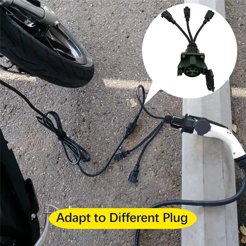 EV Station Charging Adapter, J1772 To NEMA 5-15/5-20 Plug For E-Bike/Scooter/One Wheel 100V-220V
EV Station Charging Adapter, J1772 To NEMA 5-15/5-20 Plug For E-Bike/Scooter/One Wheel 100V-220V