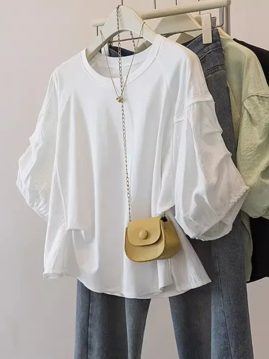 Floral Bloom Short Sleeve Shirt Women's plus Size Korean Style Loose Fit Casual Top Spring Summer New Arrival
Floral Bloom Short Sleeve Shirt Women's plus Size Korean Style Loose Fit Casual Top Spring Summer New Arrival