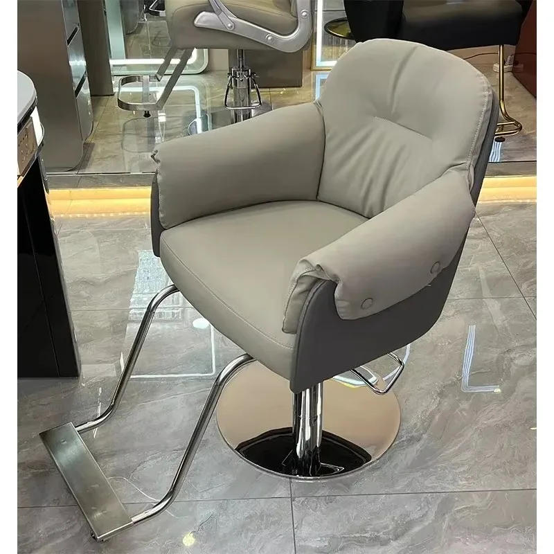 Gray Salon Beauty Barber Chair Aesthetic Personalized Cushion Trendy Chair Classic Leg Rest Minimalist Swivel Cadeira Furniture
Gray Salon Beauty Barber Chair Aesthetic Personalized Cushion Trendy Chair Classic Leg Rest Minimalist Swivel Cadeira Furniture