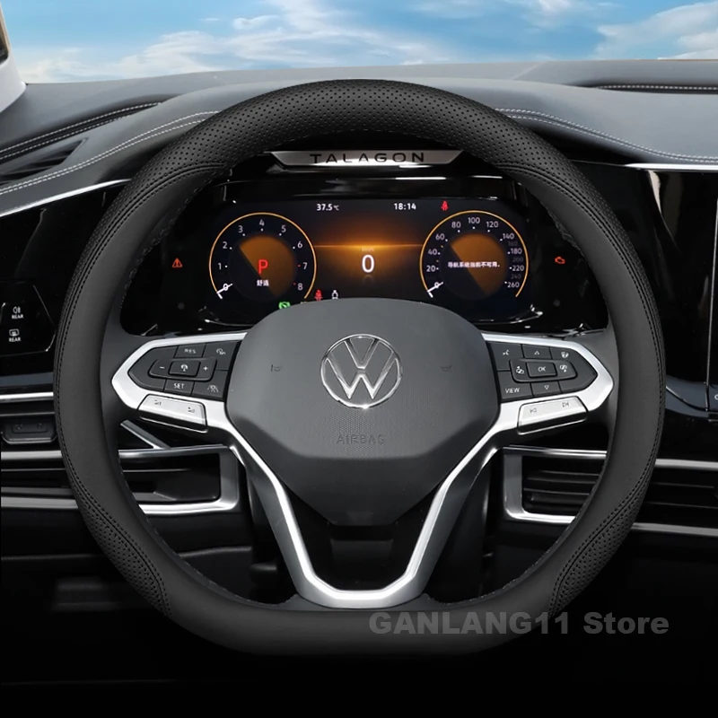 Leather Car Steering Wheel Cover For Volkswagen Atlas Taigo Tiguan Passat T-Cross Auto interior Volkswagen Polo Accessories 2026
Leather Car Steering Wheel Cover For Volkswagen Atlas Taigo Tiguan Passat T-Cross Auto interior Volkswagen Polo Accessories 2026