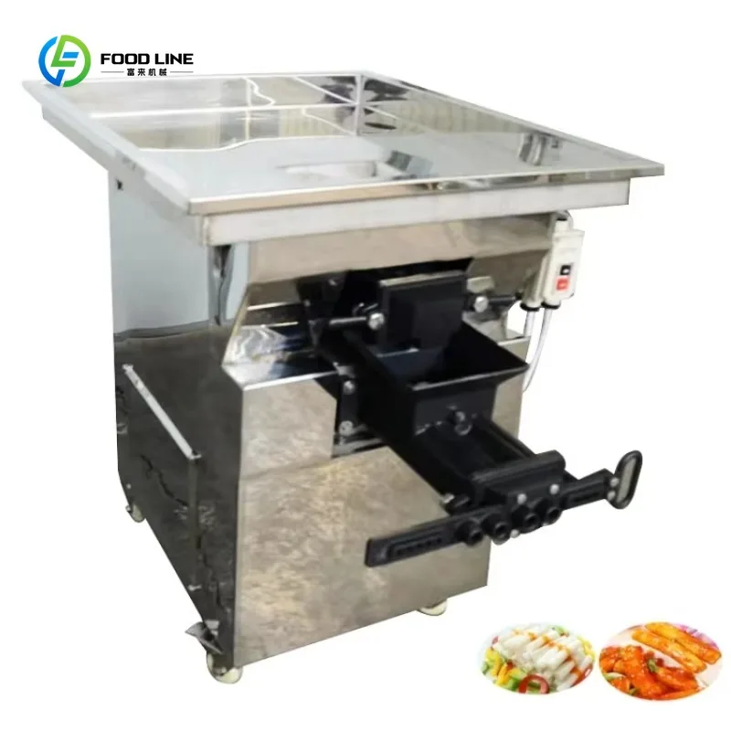 Portable Automatic Korean Tteokbokki Making Machine Glutinous Rice Cake Forming Extruder Machine Custom
Portable Automatic Korean Tteokbokki Making Machine Glutinous Rice Cake Forming Extruder Machine Custom