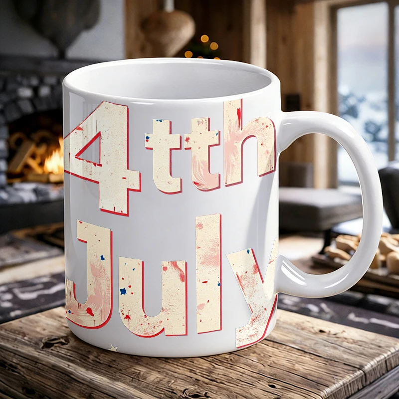 Independence Day Mug Coffee Cup Ceramic Cup Independence Day Decorative Cup - 4th of July Red, White & Blue Stars and Stripes Pa
Independence Day Mug Coffee Cup Ceramic Cup Independence Day Decorative Cup - 4th of July Red, White & Blue Stars and Stripes Pa