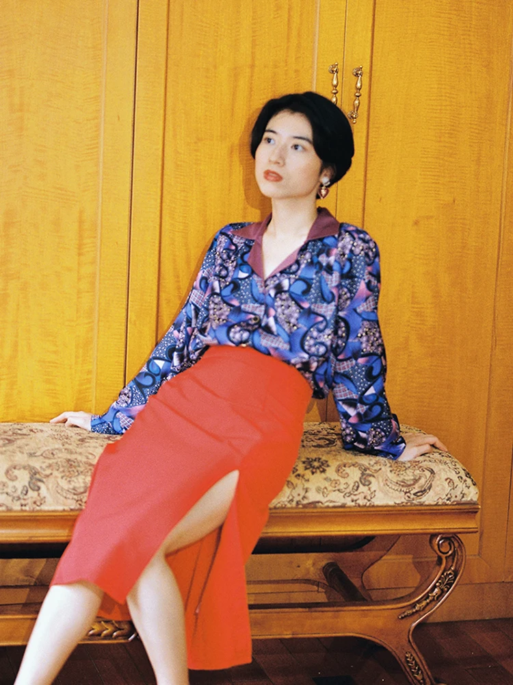 Original Design Long Sleeve Floral Print Loose Fit Straight Leg Vintage Style Shirt South King Autumn New Arrival Women's Fas...
Original Design Long Sleeve Floral Print Loose Fit Straight Leg Vintage Style Shirt South King Autumn New Arrival Women's Fas...