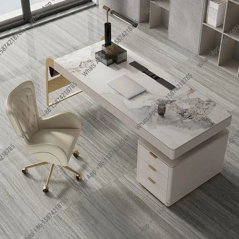 Zx Computer Desk Office Italian Minimalist Rock Slab Desk Light Luxury Modern Simple High-end Home Study Writing Desk And Chair
Zx Computer Desk Office Italian Minimalist Rock Slab Desk Light Luxury Modern Simple High-end Home Study Writing Desk And Chair