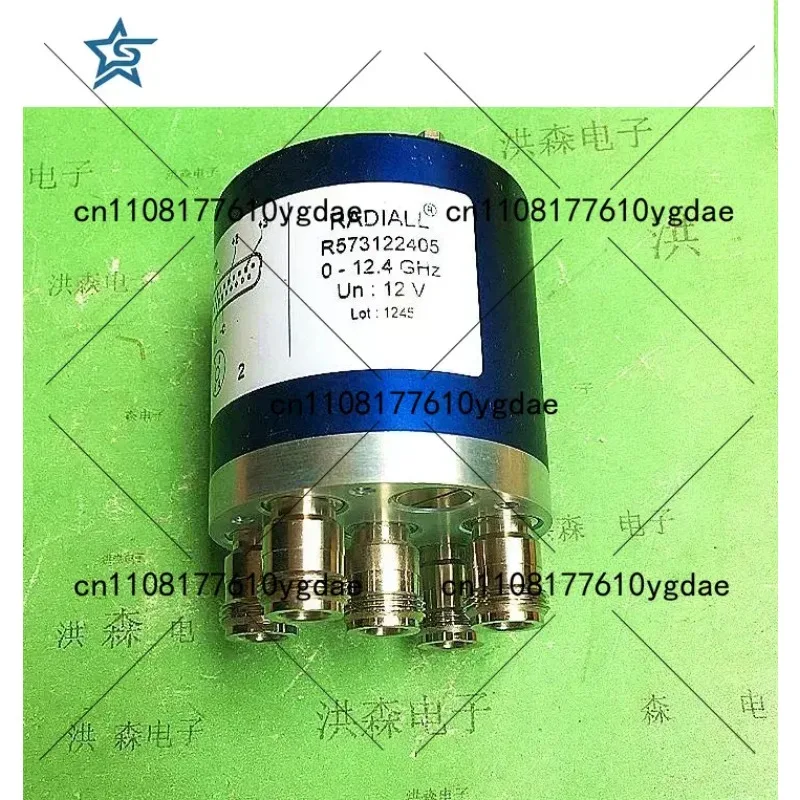 RADIALL R573122405 0-12.4GHz 12V SP4T N-type RF Coaxial Switch
RADIALL R573122405 0-12.4GHz 12V SP4T N-type RF Coaxial Switch