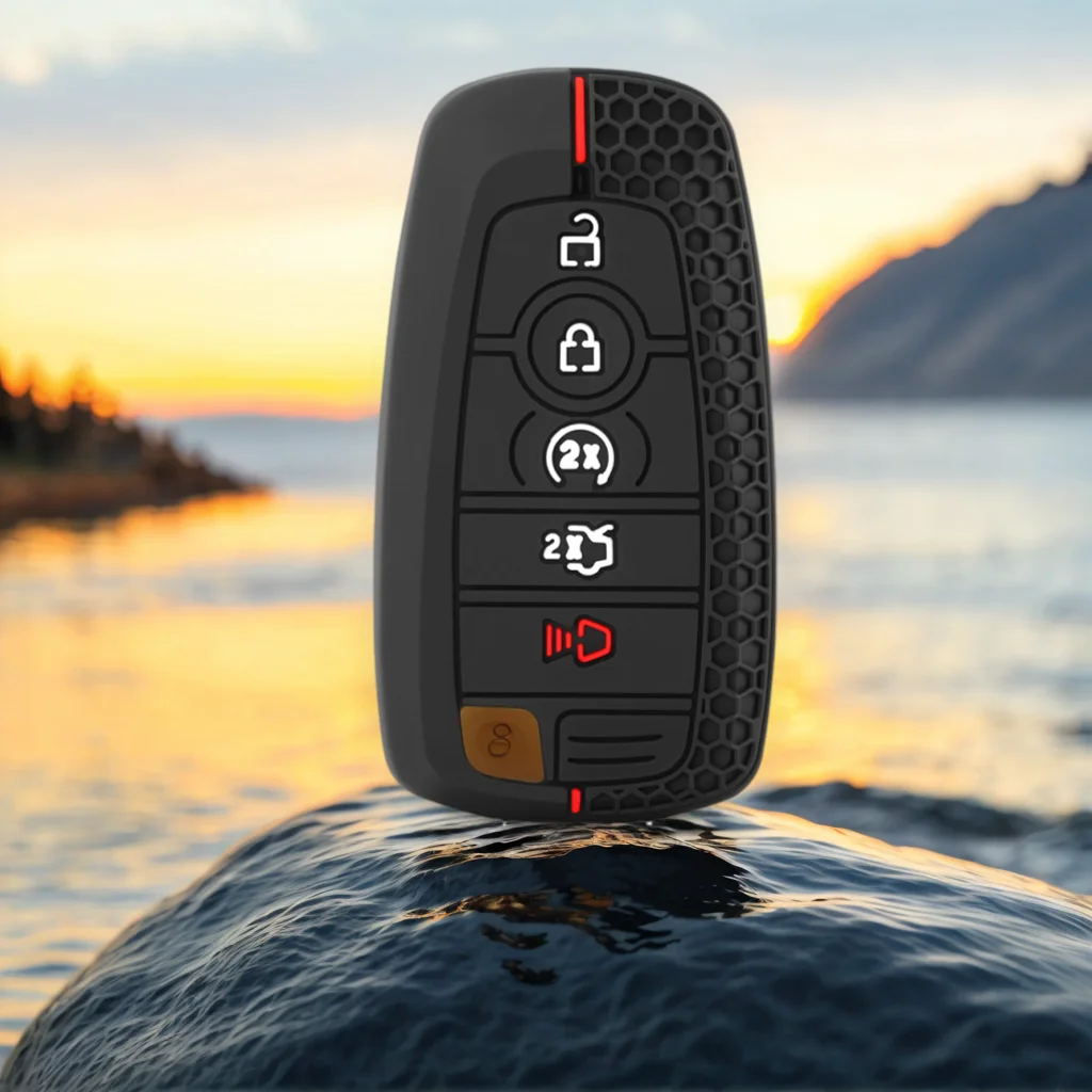 Для Ford Fusion Mustang Explorer F-150 F-250 F-350 2017-2025 силиконовый чехол для дистанционного ключа, чехол для брелока, держатель кожи, 5 кнопок
Для Ford Fusion Mustang Explorer F-150 F-250 F-350 2017-2025 силиконовый чехол для дистанционного ключа, чехол для брелока, держатель кожи, 5 кнопок