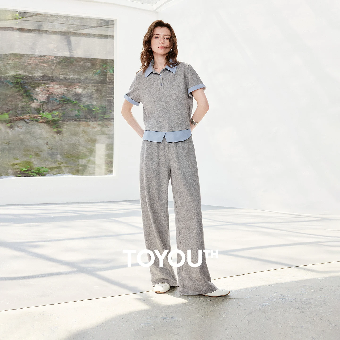 Женский спортивный комплект TOYOUTH: футболка с цветными блоками и широкие брюки, новинка лета 2026
Женский спортивный комплект TOYOUTH: футболка с цветными блоками и широкие брюки, новинка лета 2026