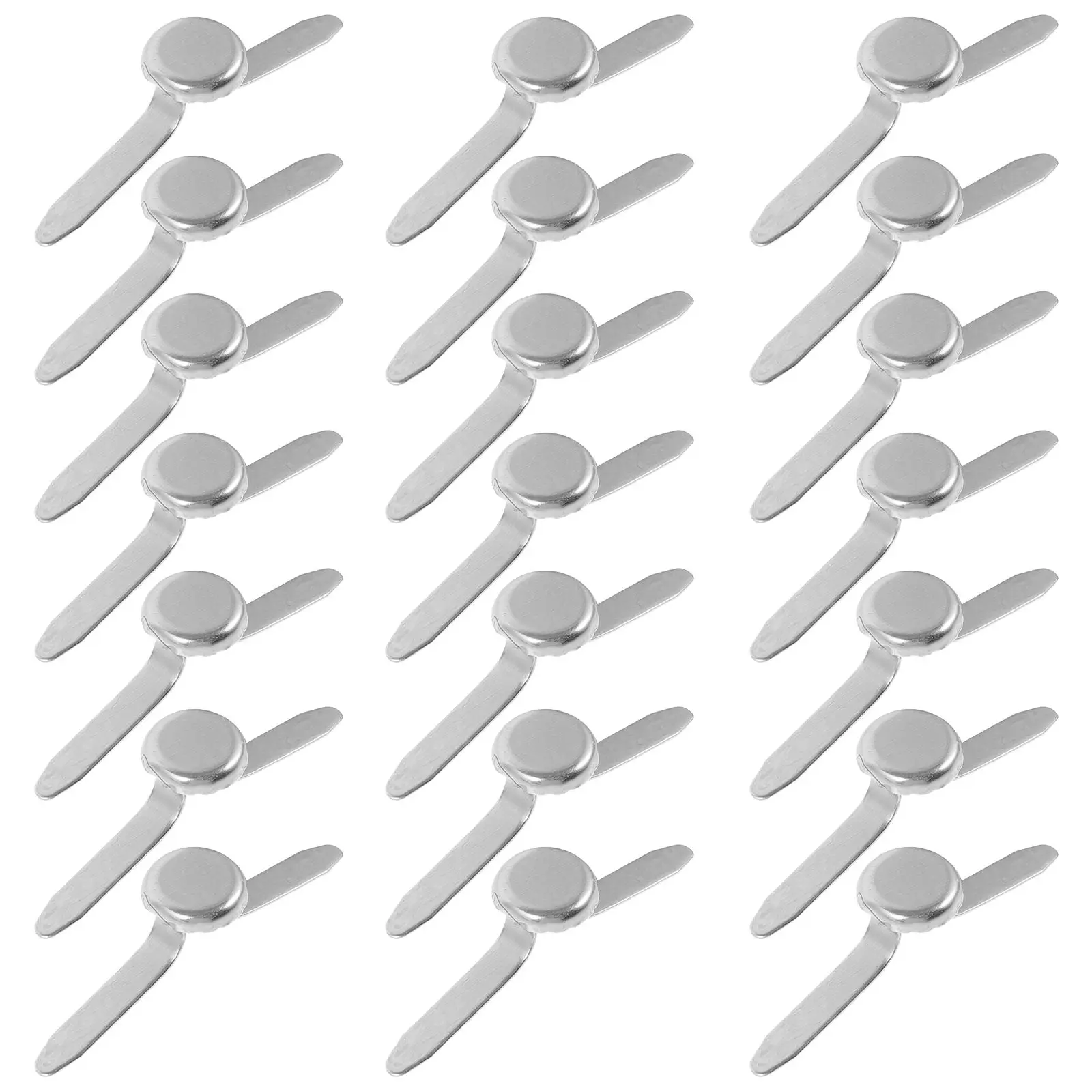 50 Pcs Double Prong Nails Craft Beads Metal Brads Paper Fasteners Decorative Scrapbook Fasteners for DIY Crafts Cards Files
50 Pcs Double Prong Nails Craft Beads Metal Brads Paper Fasteners Decorative Scrapbook Fasteners for DIY Crafts Cards Files
