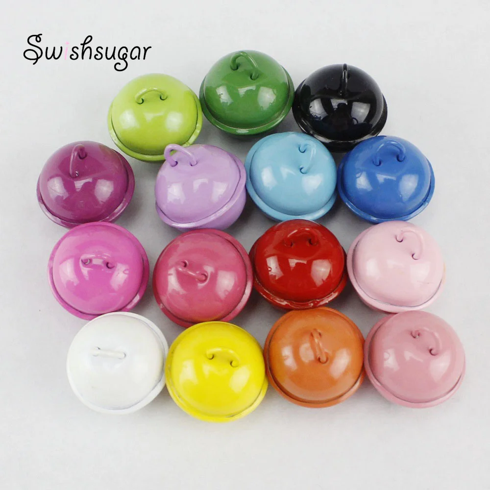 100pcs 22mm Round Colorful Beads Metal Jingle Bell Charm Party Holiday Events Home Decoration
100pcs 22mm Round Colorful Beads Metal Jingle Bell Charm Party Holiday Events Home Decoration