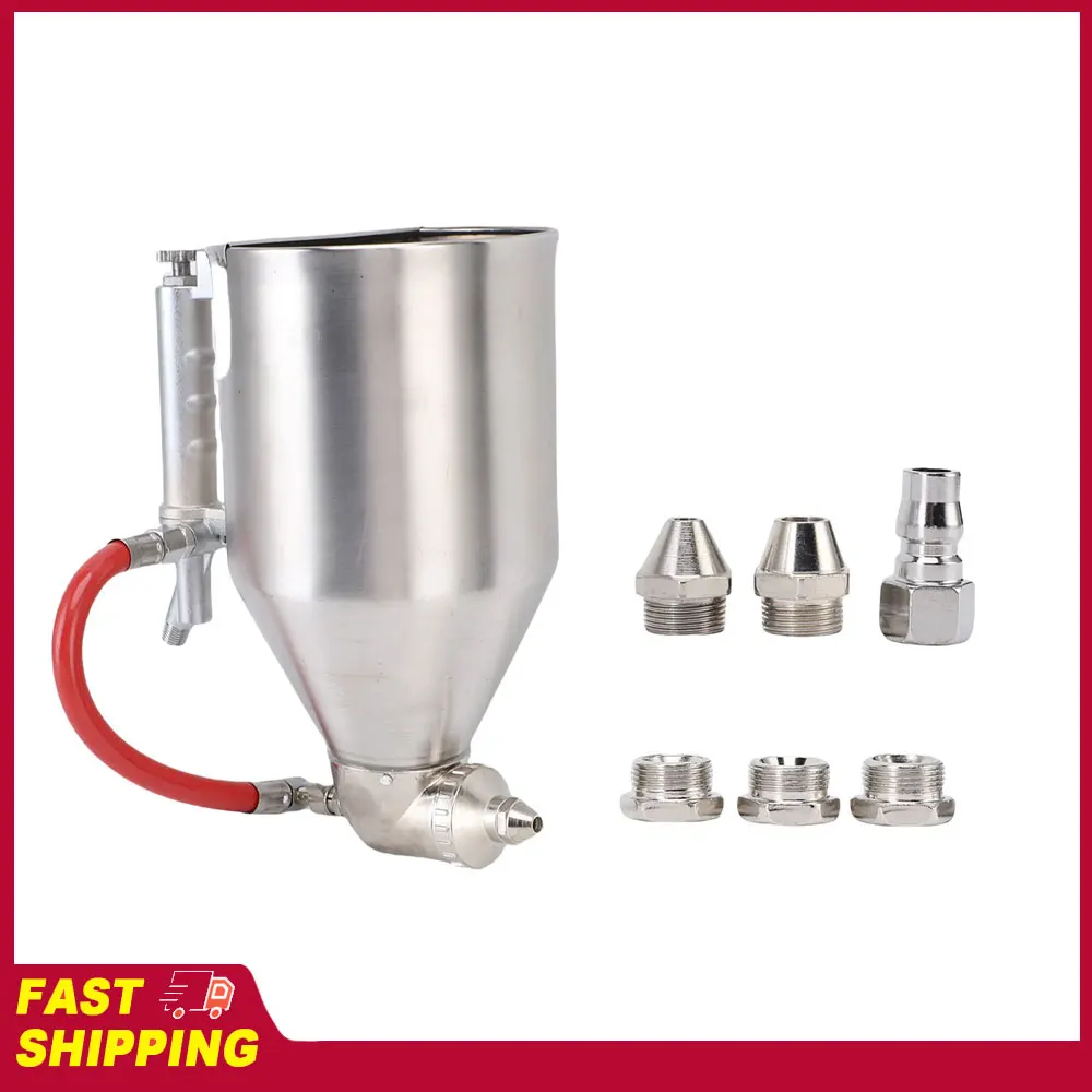 Sprayer Stainless Steel Air Spray Gun Pneumatic Cement Sprayer Cement Mortar for Exterior Wall Painting 1/4 Inch Inlet Tool
Sprayer Stainless Steel Air Spray Gun Pneumatic Cement Sprayer Cement Mortar for Exterior Wall Painting 1/4 Inch Inlet Tool
