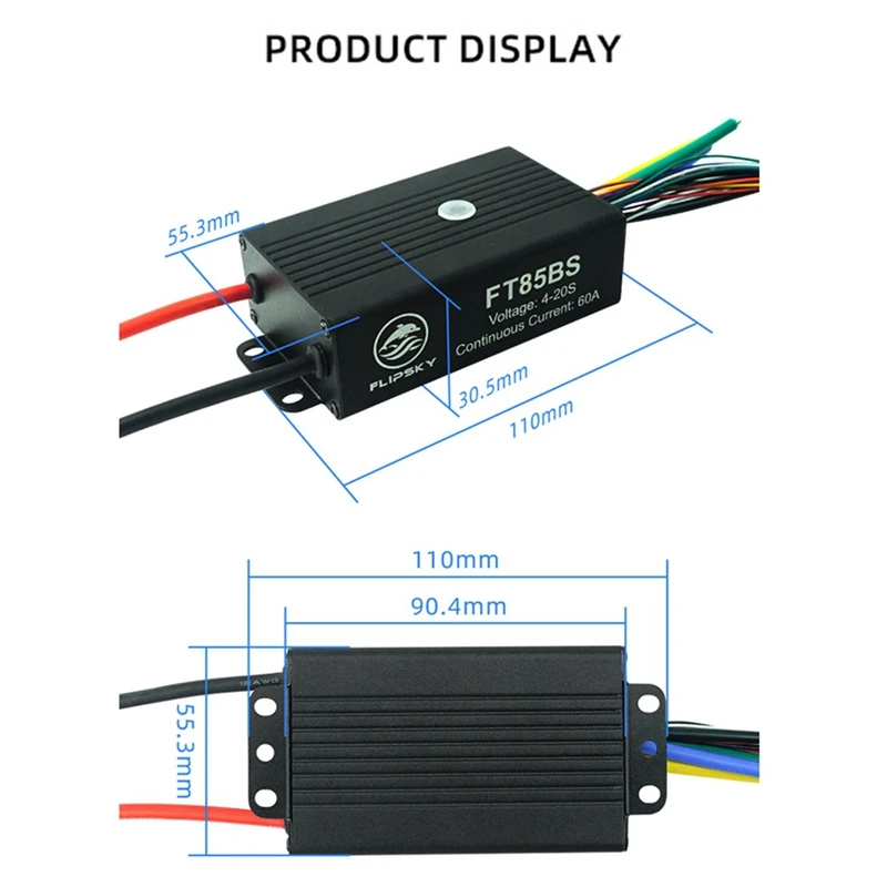 New Flipsky FT85BS Aluminum Base Plate ESC for Motor Speed Controller Electric Skateboard Robotic Arm / Scooter
New Flipsky FT85BS Aluminum Base Plate ESC for Motor Speed Controller Electric Skateboard Robotic Arm / Scooter