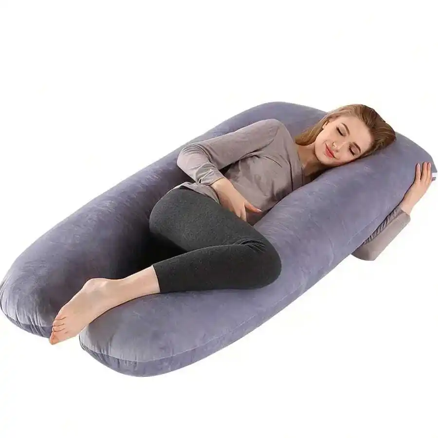 U-Shaped Pregnant Woman Pillow, Sufficient Filling Capacity, Cushion, Waist Pillow, Multi-Functional Waist Support Side Sleeping
U-Shaped Pregnant Woman Pillow, Sufficient Filling Capacity, Cushion, Waist Pillow, Multi-Functional Waist Support Side Sleeping