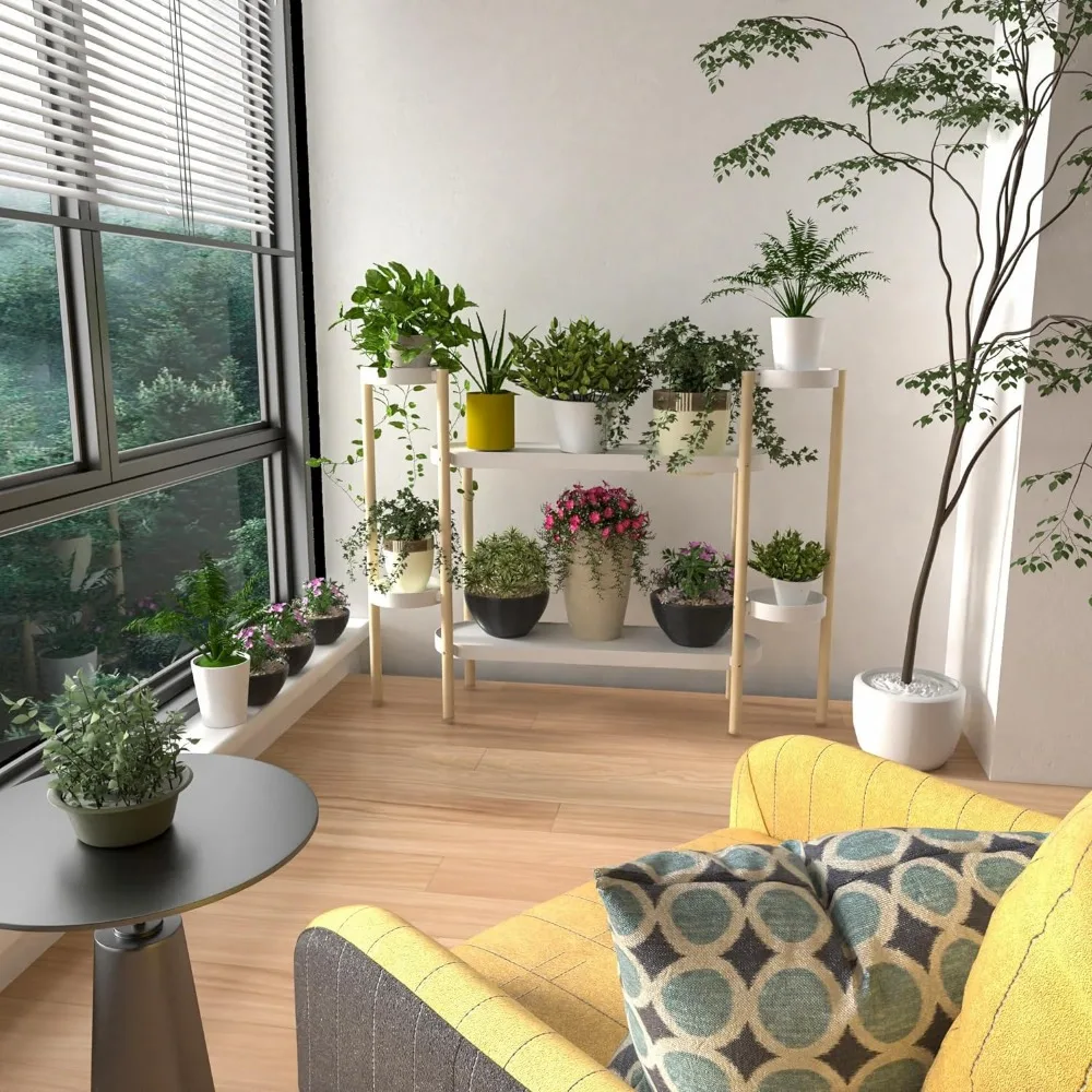 Bamboo Plant Stand Indoor, 4 Tier Tall Storage Stand Table Top for Multiple Plants, Window Plant Shelf Table Rack
Bamboo Plant Stand Indoor, 4 Tier Tall Storage Stand Table Top for Multiple Plants, Window Plant Shelf Table Rack
