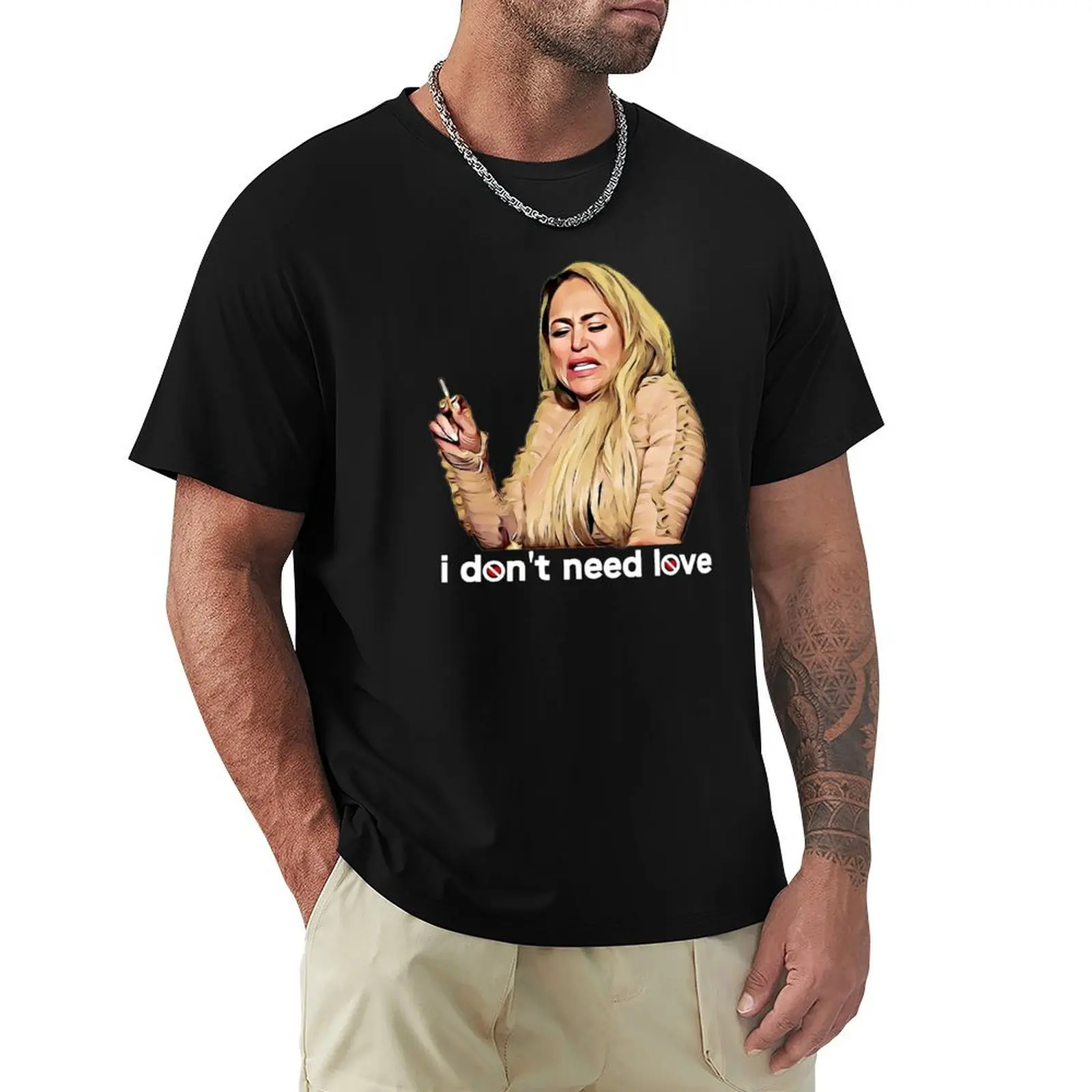 90 Day Fiance - Darcy Don't Need Love T-Shirt fashion shirts rapper graphic tees man t shirt baggy shirts Short sleeve tee men
90 Day Fiance - Darcy Don't Need Love T-Shirt fashion shirts rapper graphic tees man t shirt baggy shirts Short sleeve tee men