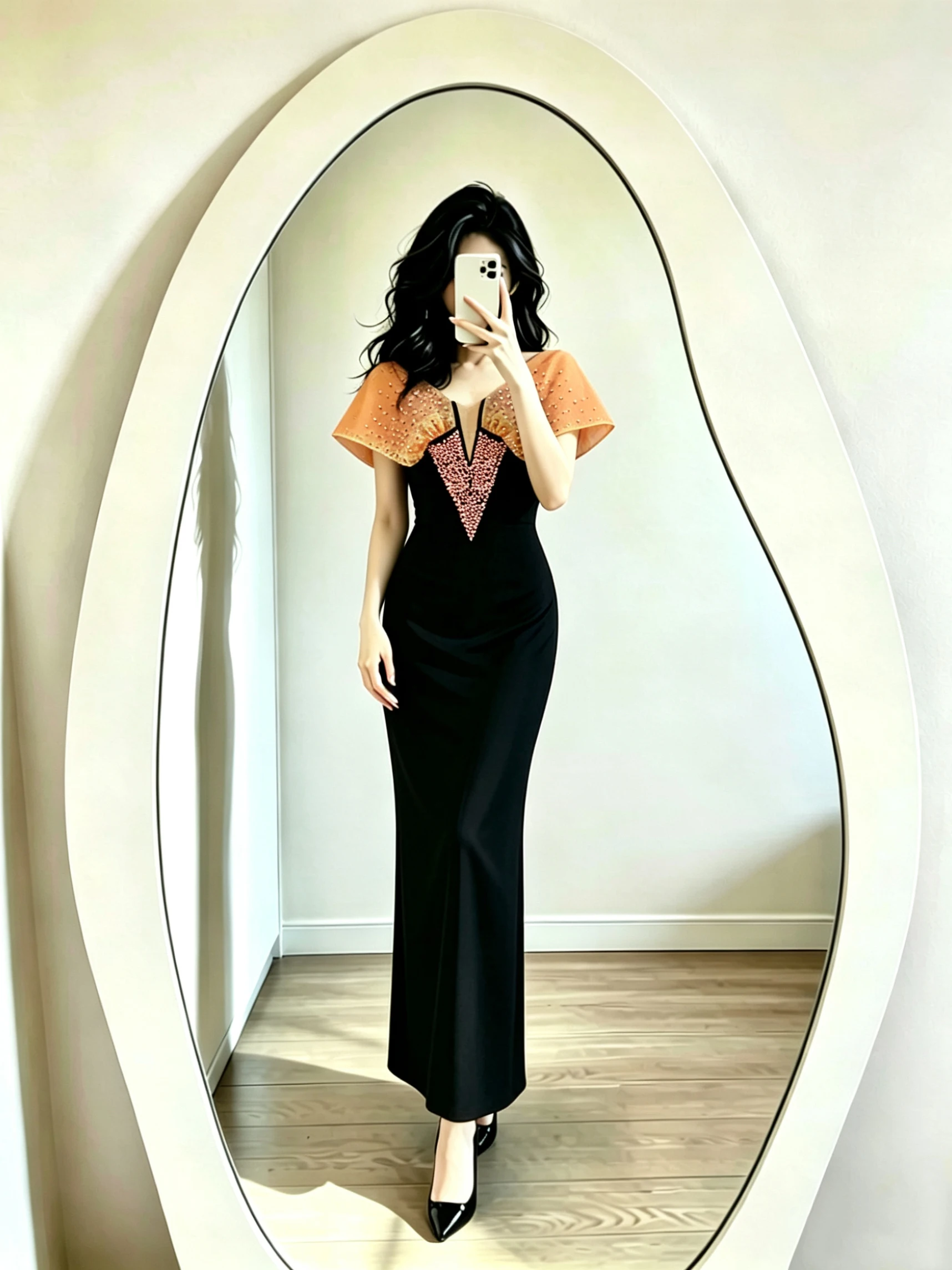Elegant Beaded Mesh Wrap Dress V-Neck High Waist Slimming Long Evening Gown Fashionable Trendy One Step Skirt Wedding Gift
Elegant Beaded Mesh Wrap Dress V-Neck High Waist Slimming Long Evening Gown Fashionable Trendy One Step Skirt Wedding Gift