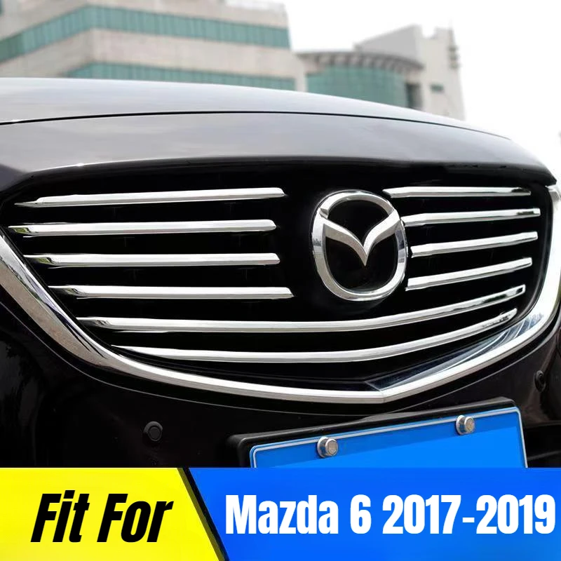 New Car Styling Sticker Chromed Grill Grille Trim Cover For Mazda 6 M6 Atenza 2017 2018 2019
New Car Styling Sticker Chromed Grill Grille Trim Cover For Mazda 6 M6 Atenza 2017 2018 2019