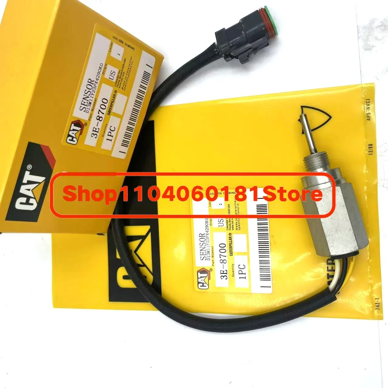 PM-201 PM-565 PM-565B 3E-8700 3E8700 Excavator Water Temperature Sensor For 120H 120H ES 120H NA 120K
PM-201 PM-565 PM-565B 3E-8700 3E8700 Excavator Water Temperature Sensor For 120H 120H ES 120H NA 120K