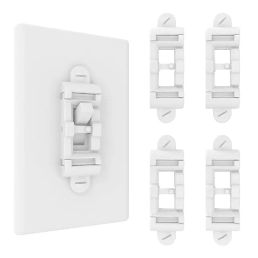 Light Switch Cover Guard, Toggle Lightswitch Coverplate Lock, Child Proof Light-Switch Plate Cover Prevents or Accidental Turne
Light Switch Cover Guard, Toggle Lightswitch Coverplate Lock, Child Proof Light-Switch Plate Cover Prevents or Accidental Turne