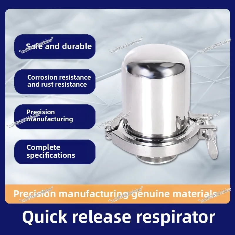 304 Stainless Steel Air Respirator 2.5 Inch Quick Install Sterile Filter Storage Tank Respirator Quick Install Breathing Valve
304 Stainless Steel Air Respirator 2.5 Inch Quick Install Sterile Filter Storage Tank Respirator Quick Install Breathing Valve