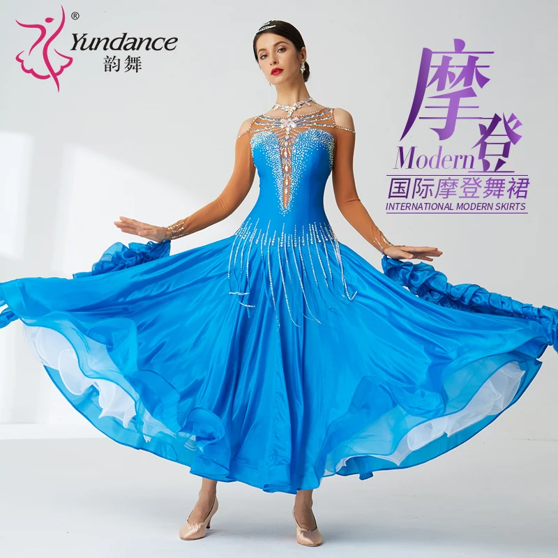 B-20114 Custom Standard Modern Dance Performance Dress Competition Waltz Ballroom Dance Custom Pearl Silk Dress for Sale
B-20114 Custom Standard Modern Dance Performance Dress Competition Waltz Ballroom Dance Custom Pearl Silk Dress for Sale