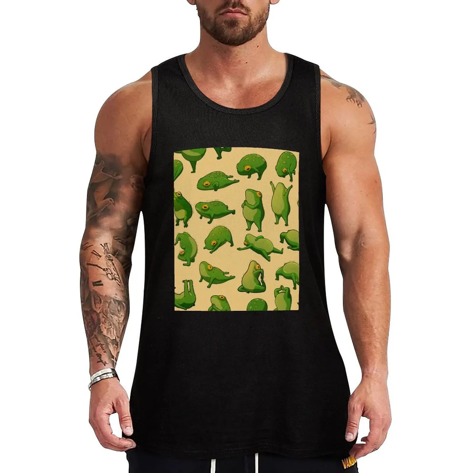 Yoga Frogs Poster No Text Tank Top Athletic Muscle Tank Top Workout Sleeveless Training
Yoga Frogs Poster No Text Tank Top Athletic Muscle Tank Top Workout Sleeveless Training