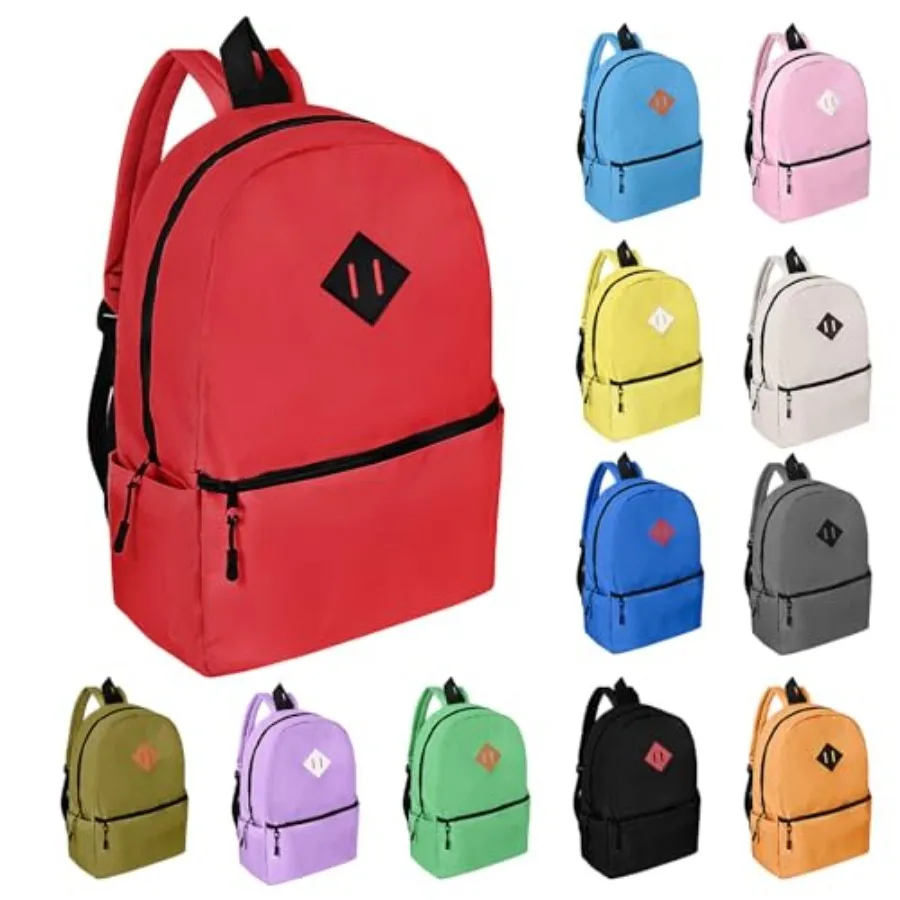 12 Pack Backpacks in Bulk, 17-inch Lightweight Bookbags for Elementary, Middle, and High School Students, Bulk Backpacks for,Bo
12 Pack Backpacks in Bulk, 17-inch Lightweight Bookbags for Elementary, Middle, and High School Students, Bulk Backpacks for,Bo