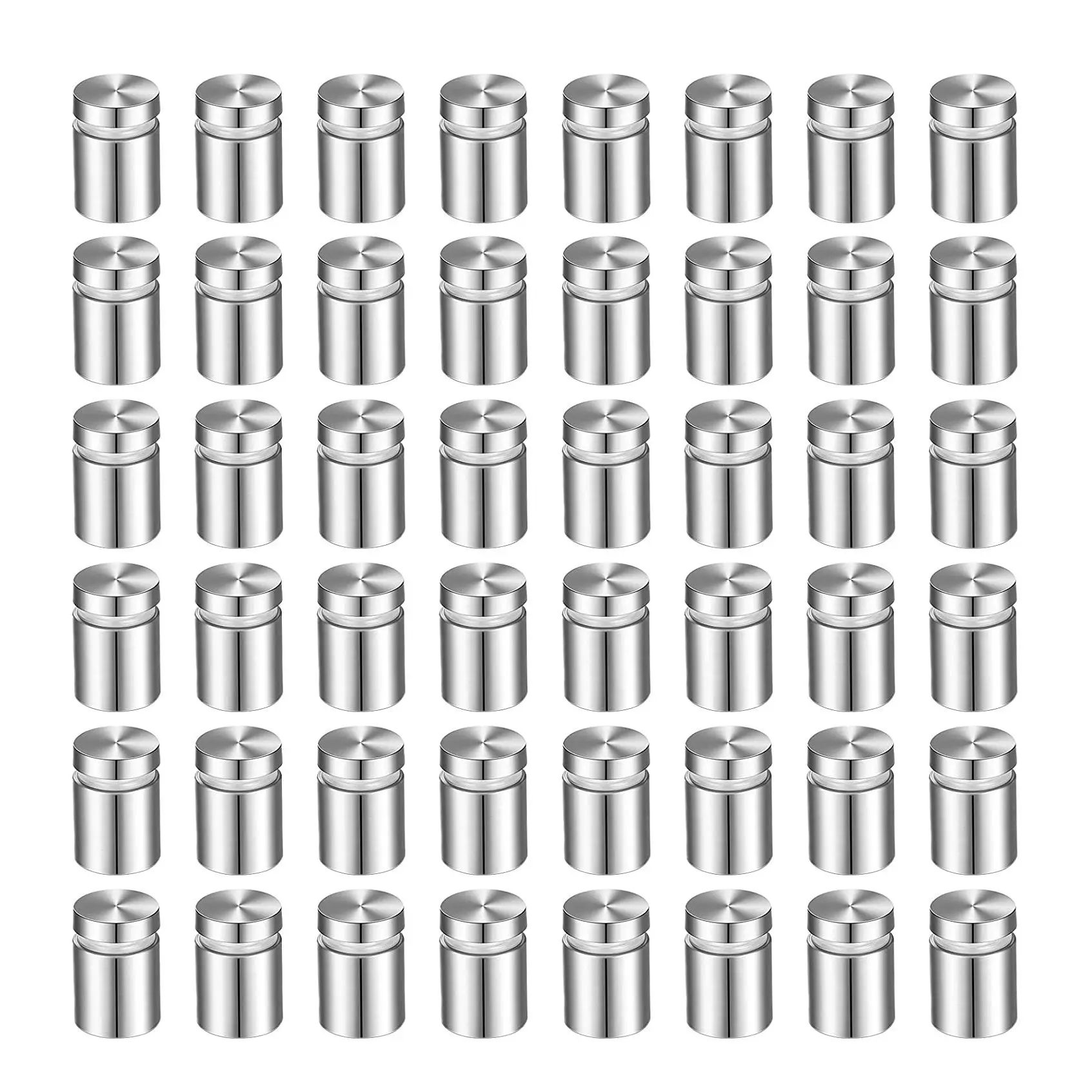 New 100 Pack Sign Standoff Screws Advertising Screws Stainless Steel Wall Standoff Mounts Glass Acrylic Nail (1/2 x 1 Inch)
New 100 Pack Sign Standoff Screws Advertising Screws Stainless Steel Wall Standoff Mounts Glass Acrylic Nail (1/2 x 1 Inch)