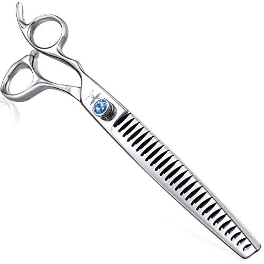 Straight Dog Grooming Scissors Professional Pet Shears Safety Noiseless Blunt Tip Trimming Shearing for Dogs Cats Japanese Stai
Straight Dog Grooming Scissors Professional Pet Shears Safety Noiseless Blunt Tip Trimming Shearing for Dogs Cats Japanese Stai