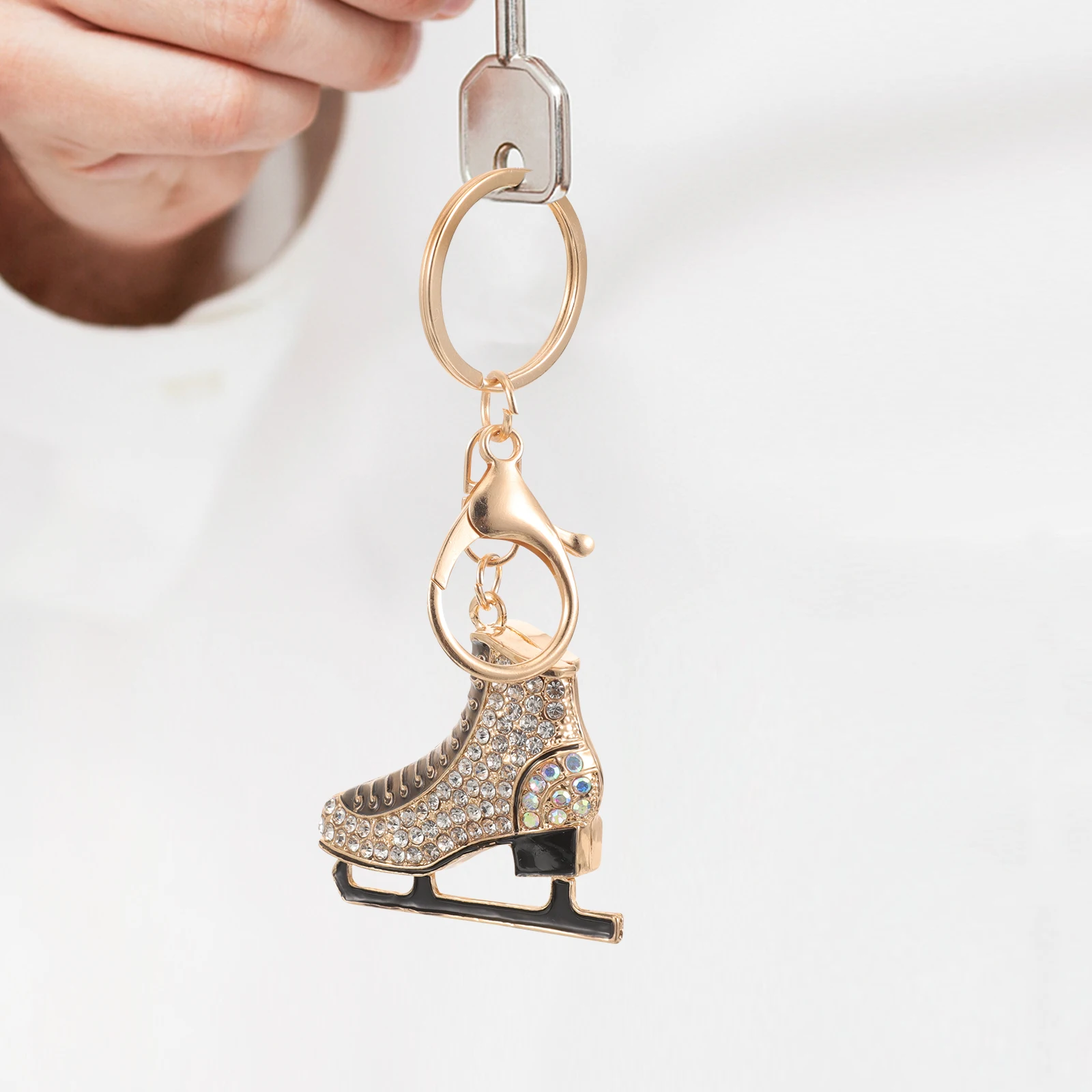 Diamond Keychain Figure Skater Rhinestones Skating Pendant Gifts Stylish Compact Decorative Bike Key Pendant Skating
Diamond Keychain Figure Skater Rhinestones Skating Pendant Gifts Stylish Compact Decorative Bike Key Pendant Skating