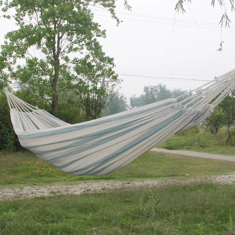 1pcs Blue Canvas Hammock with Rope Ends, Comfortable Swing Bed for Backyard and Outdoor Relaxation
1pcs Blue Canvas Hammock with Rope Ends, Comfortable Swing Bed for Backyard and Outdoor Relaxation