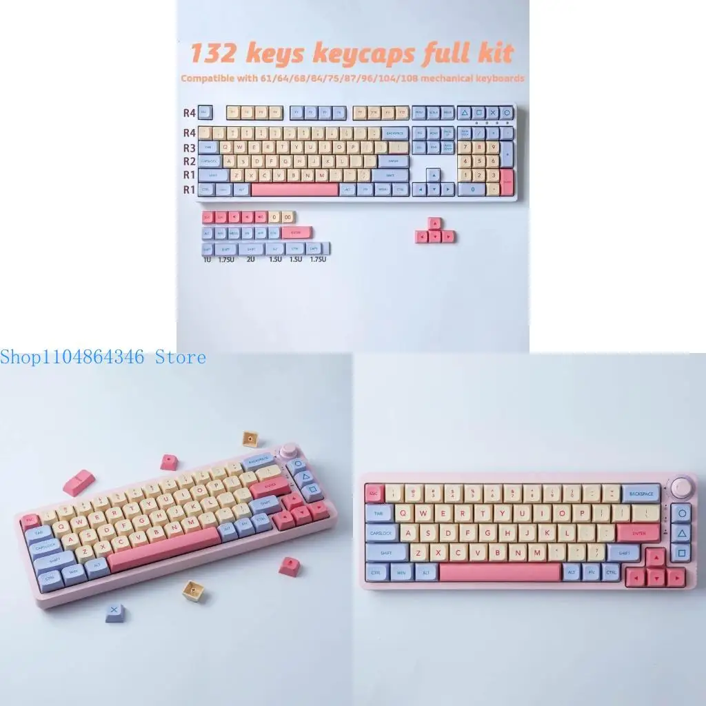 5ASD 132 клавиши XDA Profile PBT Keycaps Dyesub английский милый хлопок тема темы ключа
5ASD 132 клавиши XDA Profile PBT Keycaps Dyesub английский милый хлопок тема темы ключа
