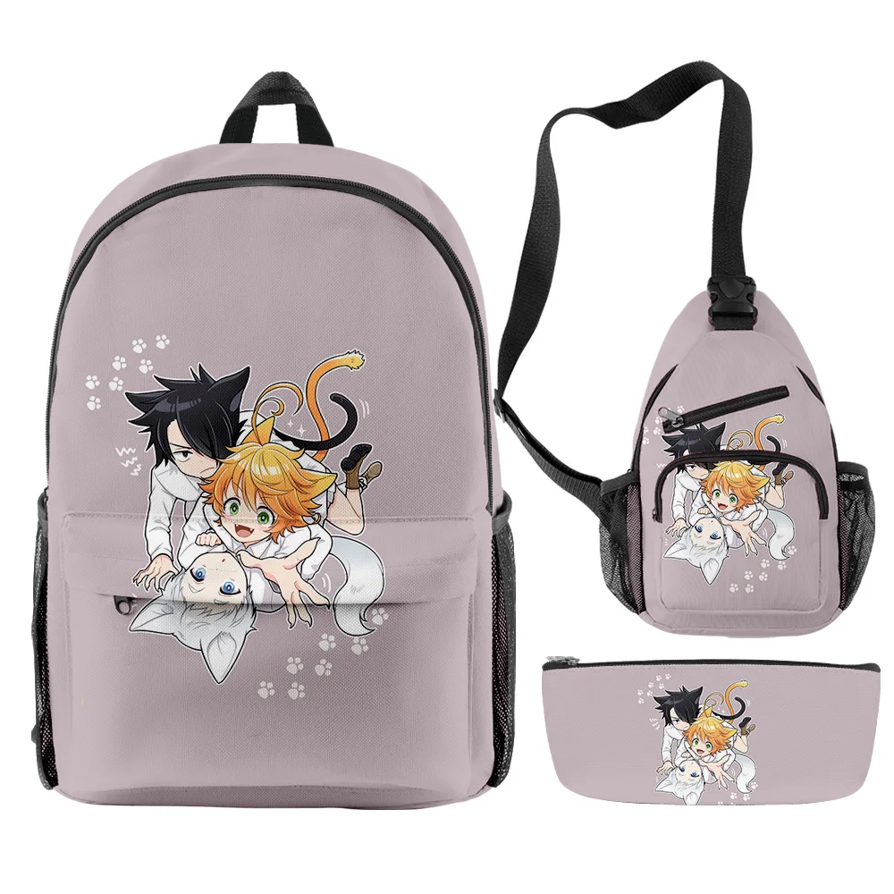 Classic Popular The Promised Neverland Anime 3D Print 3pcs/Set pupil School Bags Travel Laptop Backpack Chest Bag Pencil Case
Classic Popular The Promised Neverland Anime 3D Print 3pcs/Set pupil School Bags Travel Laptop Backpack Chest Bag Pencil Case