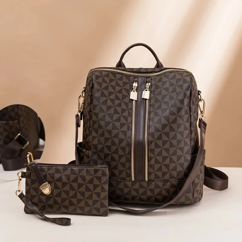 Large Capacity Plaid Print Women Backpack Casual Travel Shoulder Bag Street Trend Maternity Bag Lightweight Daily Business Work
Large Capacity Plaid Print Women Backpack Casual Travel Shoulder Bag Street Trend Maternity Bag Lightweight Daily Business Work