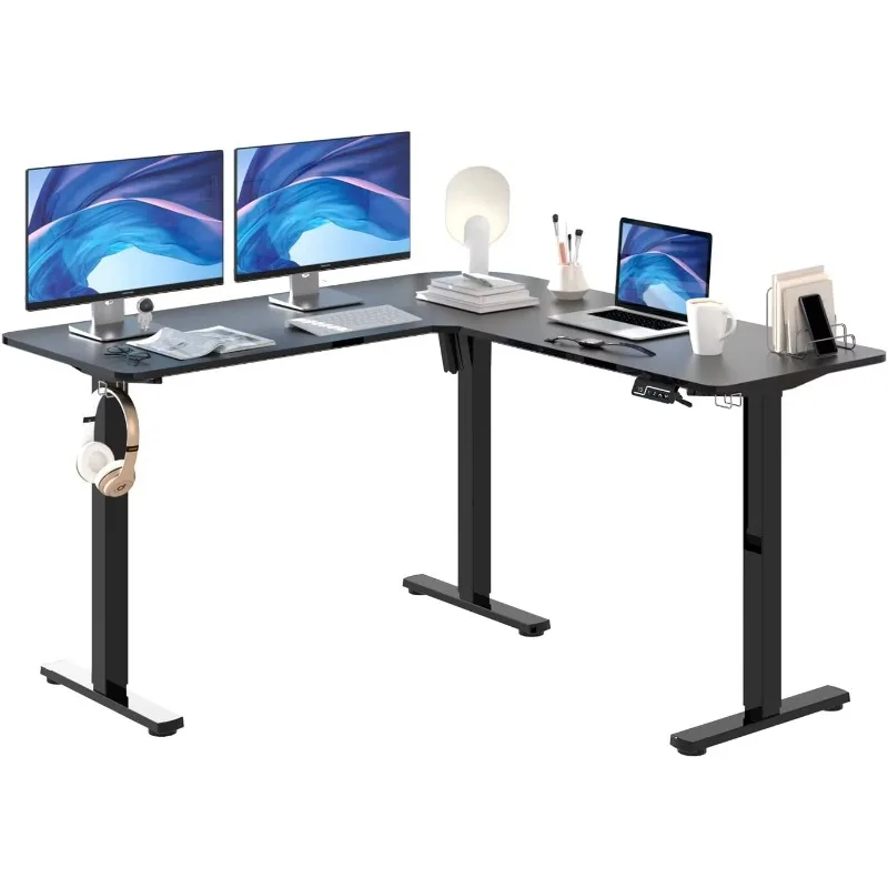 Single motor 50 "* 20" L-shaped standing table Electric standing table height adjustable
Single motor 50 "* 20" L-shaped standing table Electric standing table height adjustable