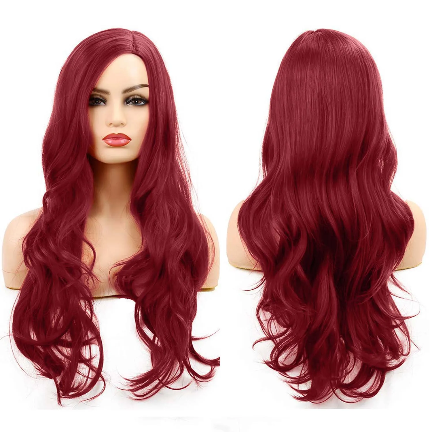 Synthetic Long Curly Wavy Red Wigs for Women Side Part Natural Looking Cosplay Fiber Wig Heat Resistant Replacement Wig
Synthetic Long Curly Wavy Red Wigs for Women Side Part Natural Looking Cosplay Fiber Wig Heat Resistant Replacement Wig