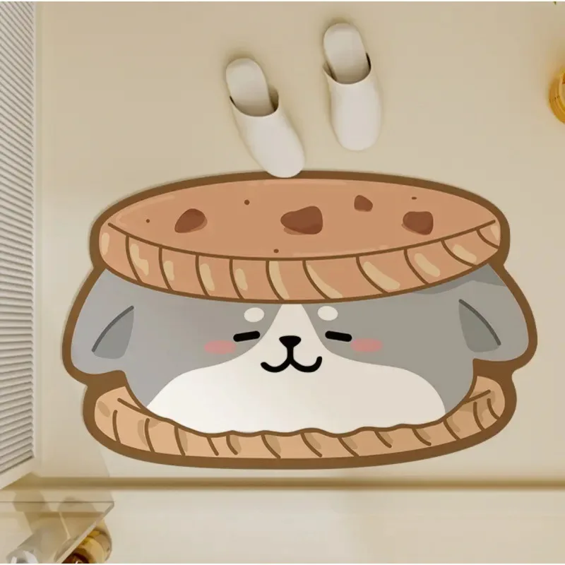VIKAMA Sandwich Puppy Cartoon Shaped Diatomaceous Earth Floor Mat Bathroom Absorbent Quick Drying Dirty Resistant Foot Mat
VIKAMA Sandwich Puppy Cartoon Shaped Diatomaceous Earth Floor Mat Bathroom Absorbent Quick Drying Dirty Resistant Foot Mat