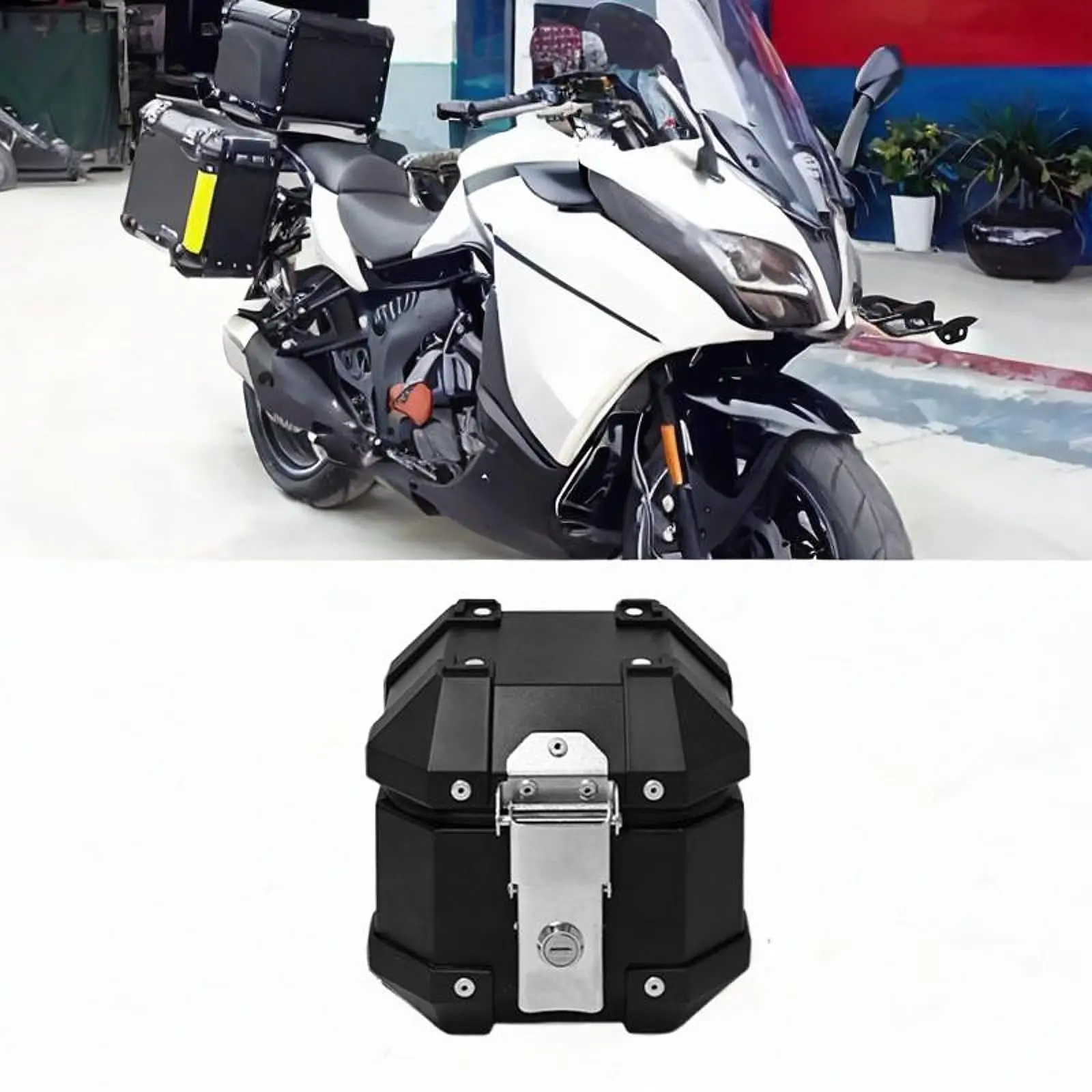 Motorbike Tail Box Trunk Storage Carrier Case 5L Generic Motorcycle for Electric Bike
Motorbike Tail Box Trunk Storage Carrier Case 5L Generic Motorcycle for Electric Bike
