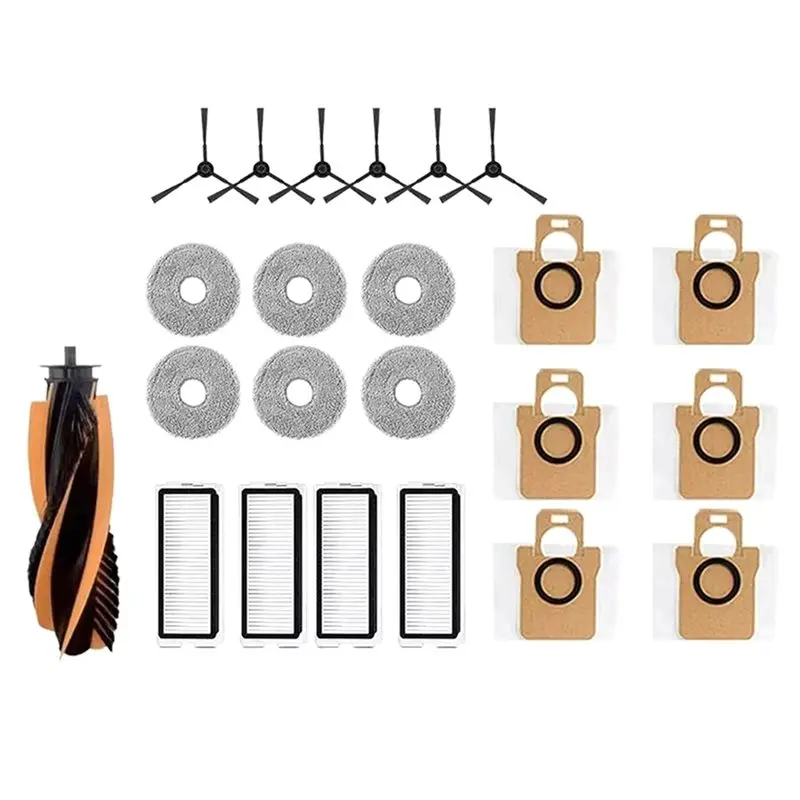 BFYL For JONR P20 PRO / T5 Pro Robot Vacuum Cleaner Accessories Main Side Brush Hepa Filter Mop Cloth Dust Replacement 23Pc
BFYL For JONR P20 PRO / T5 Pro Robot Vacuum Cleaner Accessories Main Side Brush Hepa Filter Mop Cloth Dust Replacement 23Pc