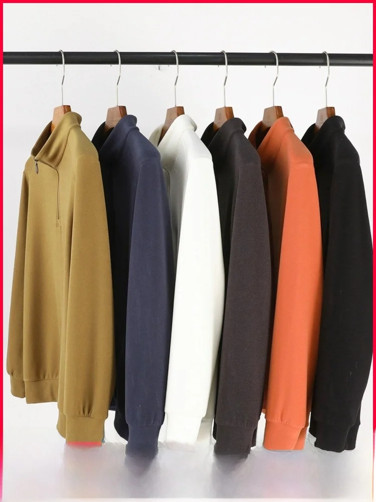 Italian High-End Men's Fce Jaet f Zip Mixed Wool 3D Tailoring Qui Heat Warm Velvet Stand Fit Long Sve T-irt
Italian High-End Men's Fce Jaet f Zip Mixed Wool 3D Tailoring Qui Heat Warm Velvet Stand Fit Long Sve T-irt