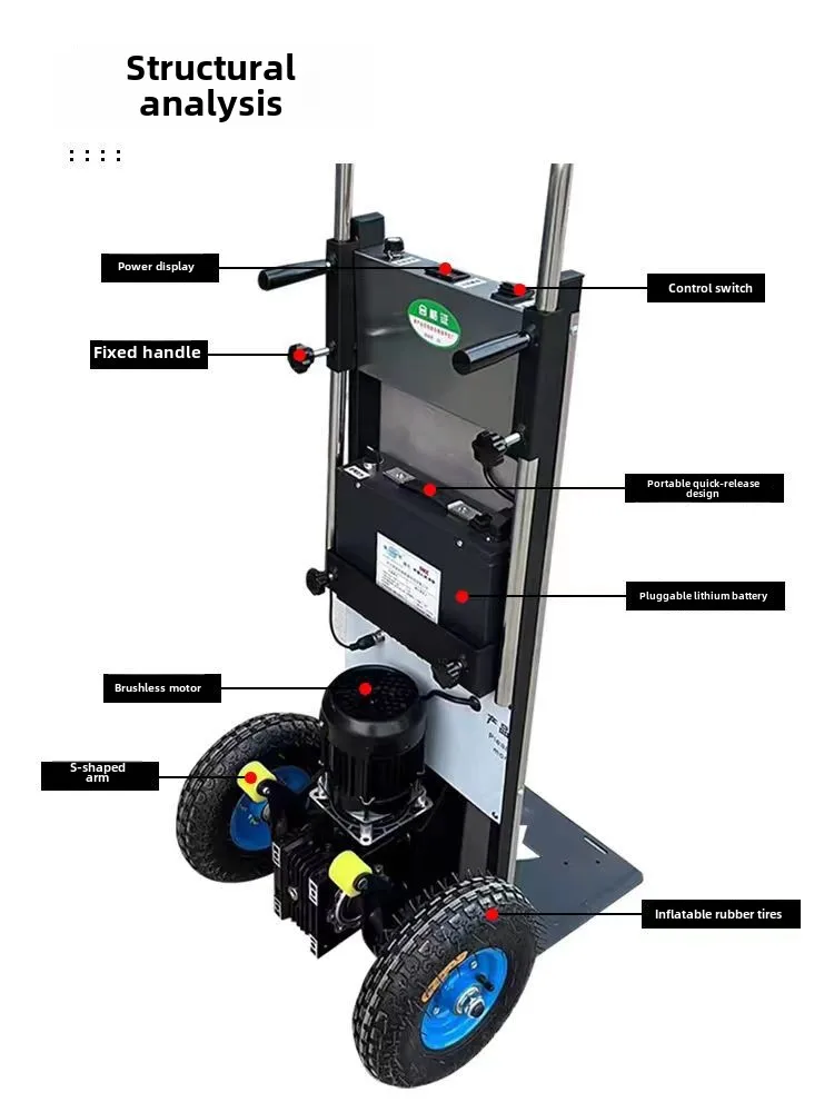 Electric Crawler Stair Climber Machine Automatic Stair Transport
Electric Crawler Stair Climber Machine Automatic Stair Transport