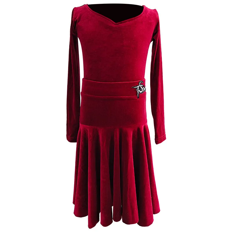 Latin dance costume girl's training outfit childrens Latin dance velvet dance performance outfit professional competition outfit
Latin dance costume girl's training outfit childrens Latin dance velvet dance performance outfit professional competition outfit