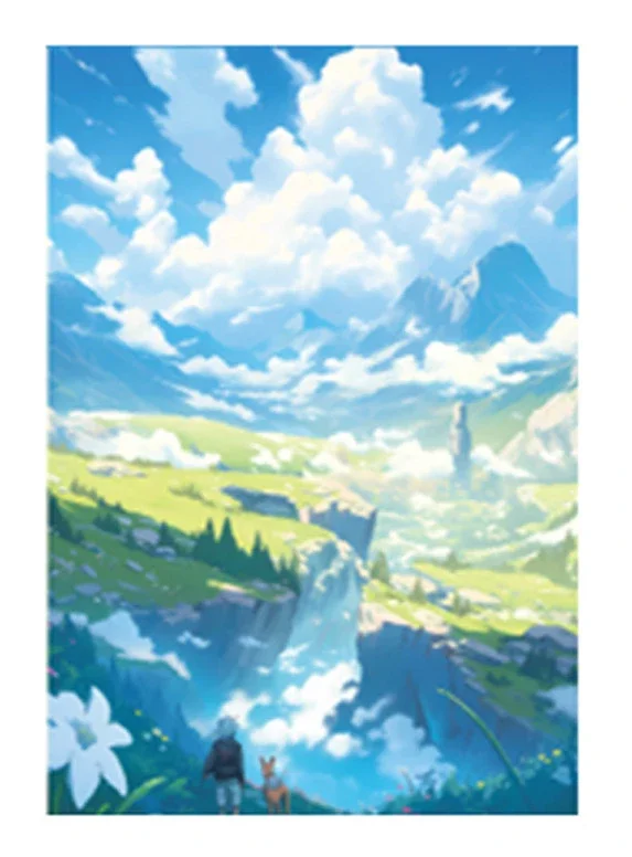 1000 Pieces Jigsaw Puzzle Dreamy Anime Nature Scene Stress Reducing Toys Holiday gift Perfect for DIY Creative
1000 Pieces Jigsaw Puzzle Dreamy Anime Nature Scene Stress Reducing Toys Holiday gift Perfect for DIY Creative