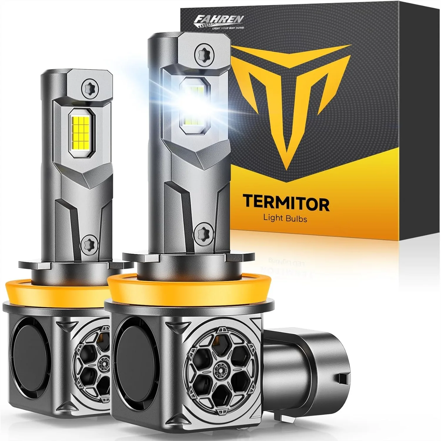 2026 New-Gen H11/H9/H8 Bulbs, 50000LM 10X Ultra-Brighter, 1:1 Mini Size, 6500K Cool White, 85000+ Hour Lifespan with Fan, Plug &
2026 New-Gen H11/H9/H8 Bulbs, 50000LM 10X Ultra-Brighter, 1:1 Mini Size, 6500K Cool White, 85000+ Hour Lifespan with Fan, Plug &