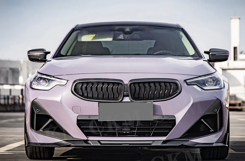 Dry Carbon Fiber Splitter Front Bumper Air Intake Vent Canards For BMW 2 Series G42 Coupe M240 M-sport 2022+ Body Kits
Dry Carbon Fiber Splitter Front Bumper Air Intake Vent Canards For BMW 2 Series G42 Coupe M240 M-sport 2022+ Body Kits