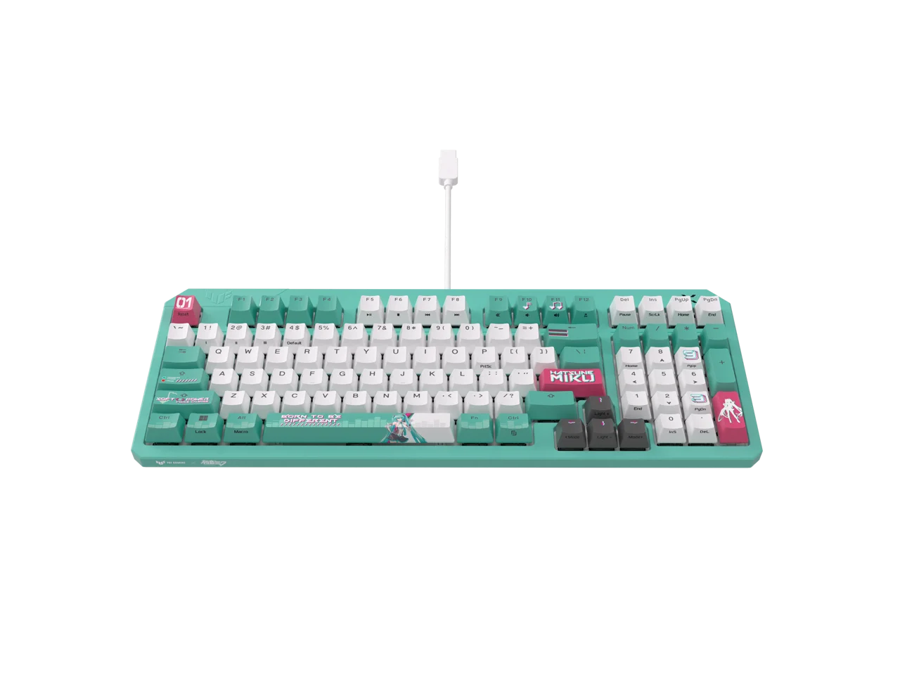 ASUS TUF Gaming K3 Gen II Hatsune Miku Edition Optical-Mechanical RGB Keyboard with IP57 Waterproof and Dust Resistance
ASUS TUF Gaming K3 Gen II Hatsune Miku Edition Optical-Mechanical RGB Keyboard with IP57 Waterproof and Dust Resistance