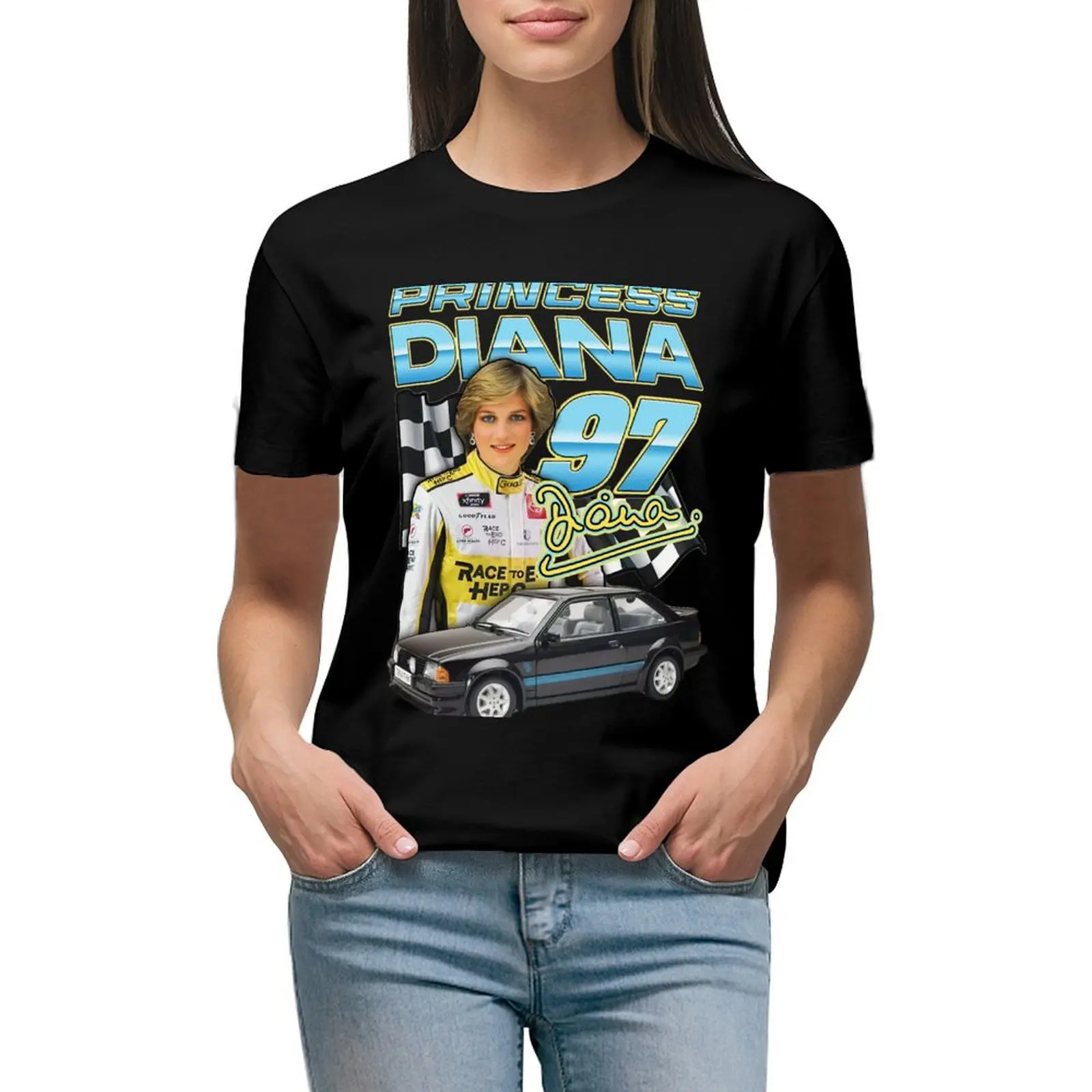 Princess Diana 97 T-Shirt cute clothes Short sleeve tee kawaii clothes Female clothing t shirts for Women graphic
Princess Diana 97 T-Shirt cute clothes Short sleeve tee kawaii clothes Female clothing t shirts for Women graphic
